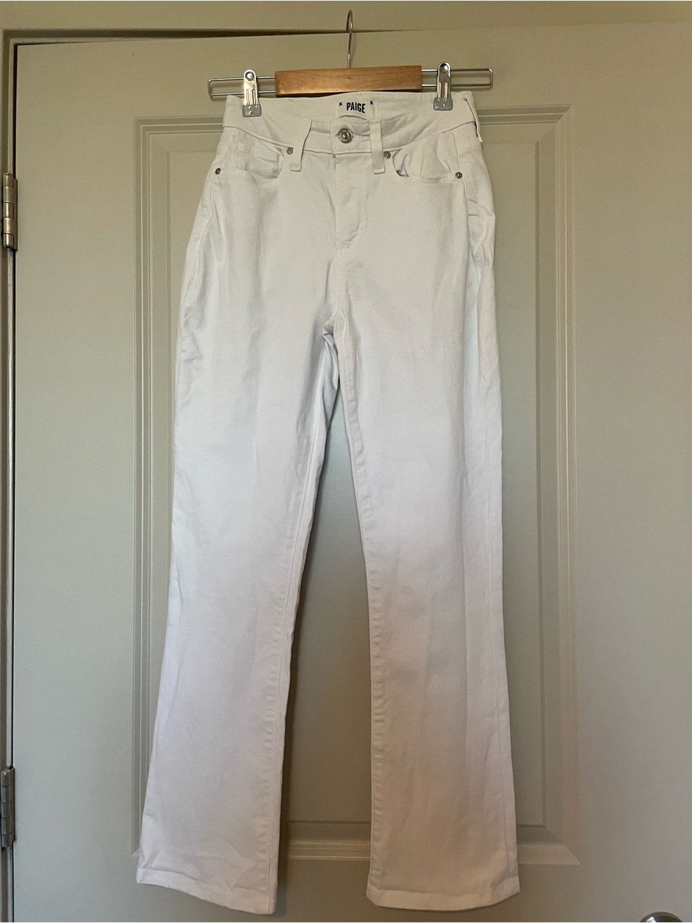 PAIGE White Bootcut Jeans